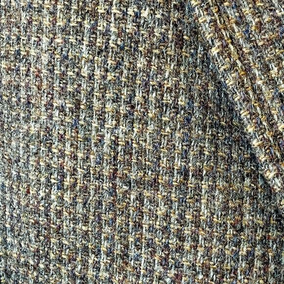Austin Reed Vintage Tweed Wool Sport Coat Gray Barleycorn Fleck 42 44 Regent St - Picture 3 of 16